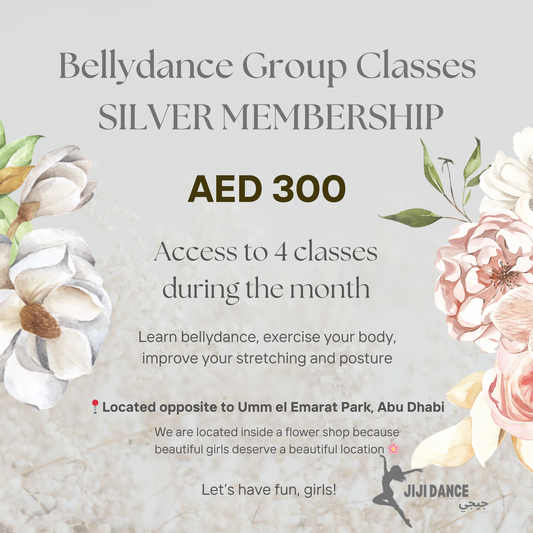 Bellydance Group Classes - 4 CLASSES SILVER MEMBERSHIP